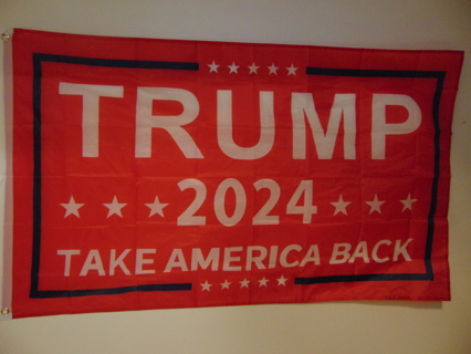 Trump 2024 TAKE AMERICA BACK 3x5 Ft Polyester Flag 