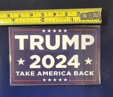 Two Trump 2024 Stickers