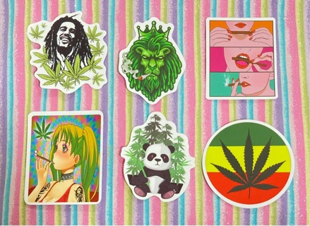 420 stickers 