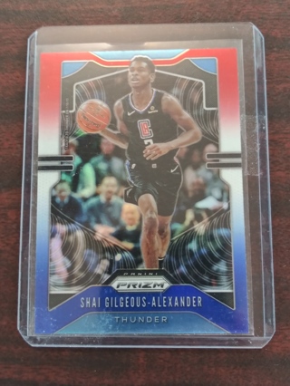 Shai Gilgeous-Alexander *R/W/B (2019-20 Prizm Basketball) #122