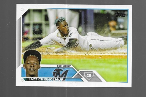 2023 TOPPS JAZZ CHISHOLM JR #172