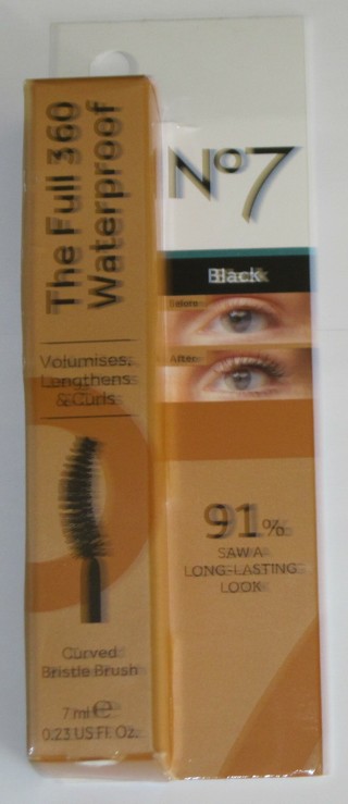 NEW SEALED No7 The Full 360 Mascara in Black