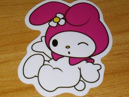 Cute one nice big vinyl sticker no refunds regular mail only Very nice quality!