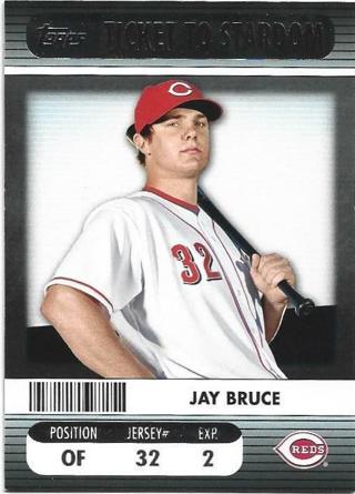 2009 TOPPS JAY BRUCE TICKET TO STARDOM INSERT CARD