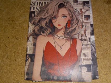 Girl new one vinyl lap top sticker no refunds regular mail very nice quality
