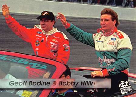 Geoff Bodine & Bobby Hillin - 1994 Press Pass #35 - NASCAR stars - Mint card
