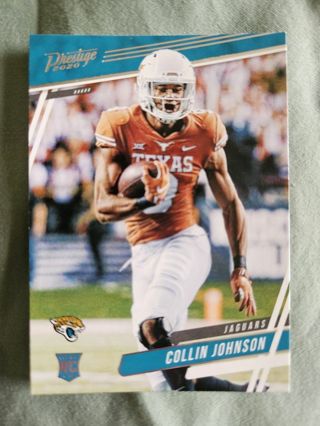 2020 Panini Prestige Rookie Collin Johnson