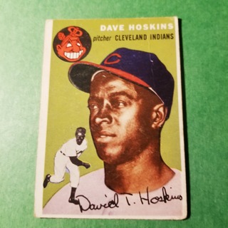 1954 - TOPPS BASEBALL CARD NO. 81 - DAVE HOSKINS - INDIANS