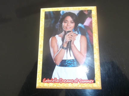 2008  topps  High School Musical Expanded Edition   Gabriella   dreams  of  summer   stickers  #  25