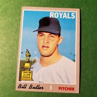 1970 - TOPPS BASEBALL CARD NO. 377 - BILL BUTLER ALLSTAR ROOKIE - ROYALS