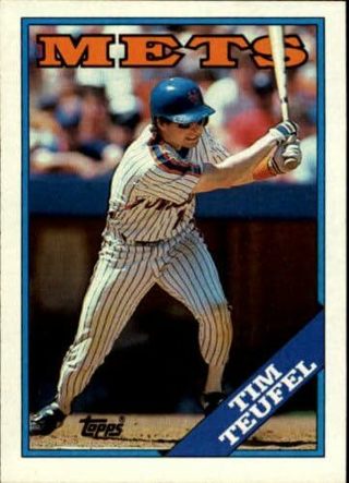 Tim teufel 1988 Topps New York Mets