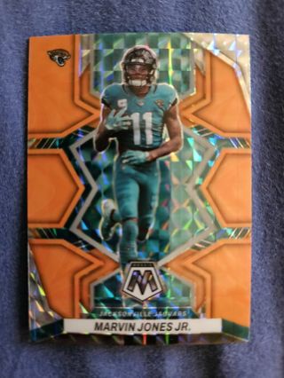 2022 Panini Mosaic Reactive Orange Marvin Jones Jr.