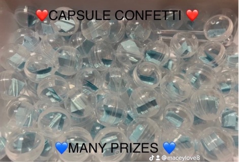 Capsule confetti