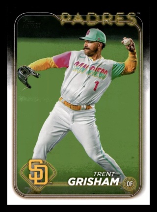 2024 Topps Trent Grisham #157 San Diego Padres Series 1 Baseball 