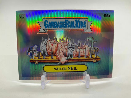 Nailed Neil 2021 Topps Garbage Pail Kids Chrome Series 4 Refractor #155b