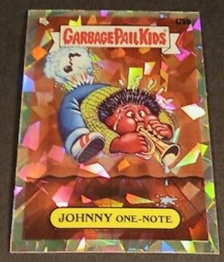 Garbage Pail Kids CHROME Series 5 - Johnny One-Note #175b ATOMIC Refractor