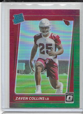 Zaven Collins 2021 Optic Green & Red Preview #334