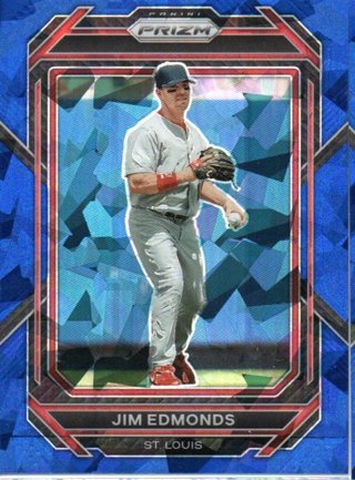 2023 Panini Jim Edmonds Blue Ice