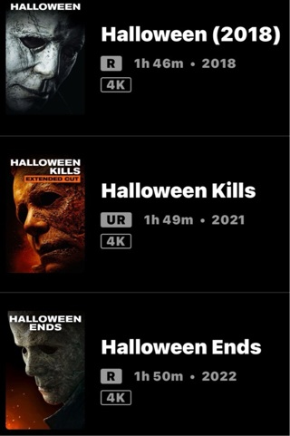 HALLOWEEN (2018), HALLOWEEN KILLS, HALLOWEEN ENDS 4K MOVIES ANYWHERE CODE ONLY