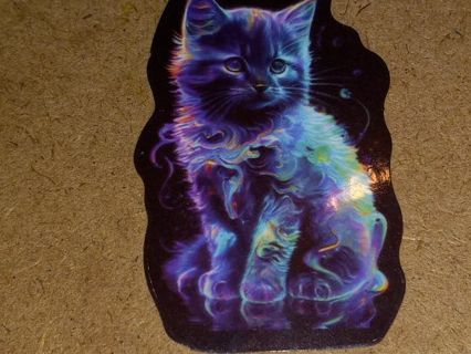 Cat one Cool new nice vinyl lab top sticker no refunds regular mail high quality!