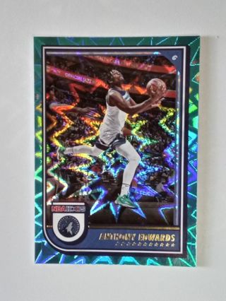 Minnesota Timberwolves Anthony Edward's Teal Basketball Card