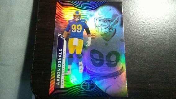 2022 PANINI ILLUSIONS AARON DONALD LOS ANGELES RAMS FOOTBALL CARD# 55