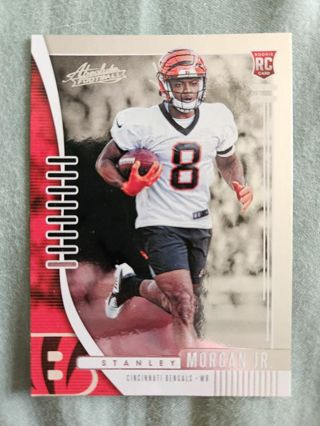 2019 Panini Absolute Rookie Stanley Morgan Jr.