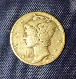 COIN 1943 SILVER DIME A BEAUTY IN MY OPPINION AND IT'S PRICED RIGHT TO BUY SO BUY IT!