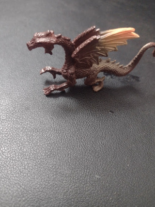 Brown Plastic Dragon