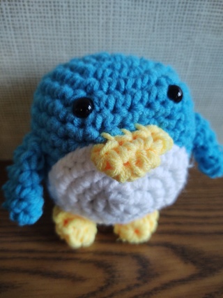 Hand Crocheted Amigurumi Penguin 