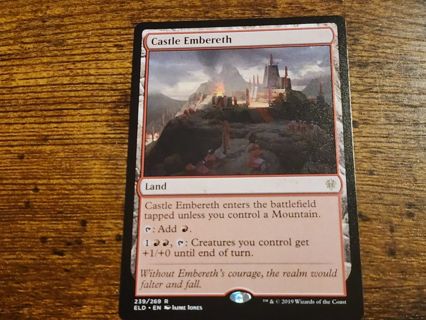 Magic the gathering mtg Castle Embereth rare card Throne of Eldraine