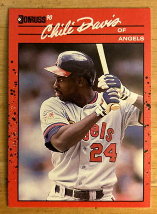 Chili Davis 1990 Donruss California Angels