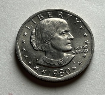 1980 Susan B Anthony Dollar