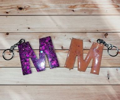 LETTER "M" KEYCHAIN