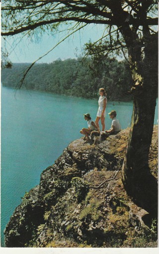 Vintage Unused Postcard: c: Overlook, Lake Cumberland State Park, KY