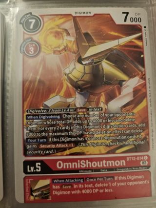 Digimon anime card (you choose 3)