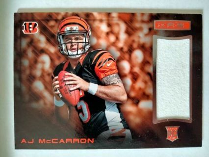 2014 aj mccarron rookie jersey card