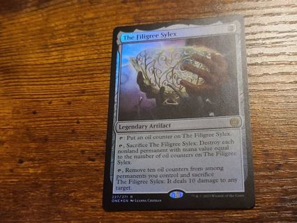 Magic the gathering mtg The Filigree Sylex foil rare Phyrexia All Will Be One