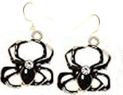 GP ENAMEL SPIDER EARRINGS STYLE 3 (PLEASE READ DESCRIPTION