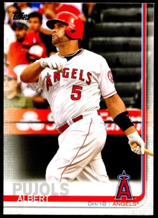 2019 Topps Albert Pujols Baseball Card #437