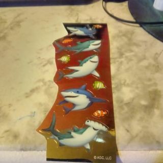 5 Shark Stickers