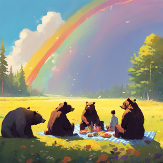 Listia Digital Collectible: Bear Picnic