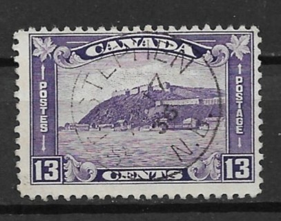 1932 Canada Sc201 13¢ The Citadel of Quebec used