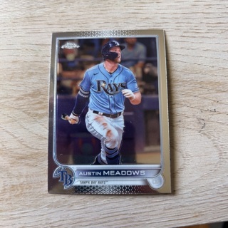 2022 Topps Chrome Austin Meadows Sepia Refractor   #10 Tampa Bay Rays