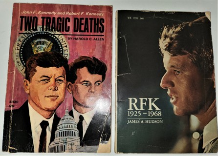 2 KENNEDY paperbacks: Two Tragic Deaths & RFK 1925-1968