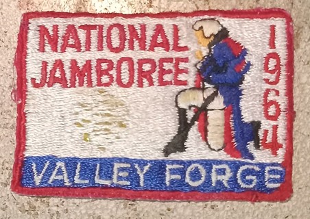 1964 Boy Scout National Jamboree Valley Forge Square patch