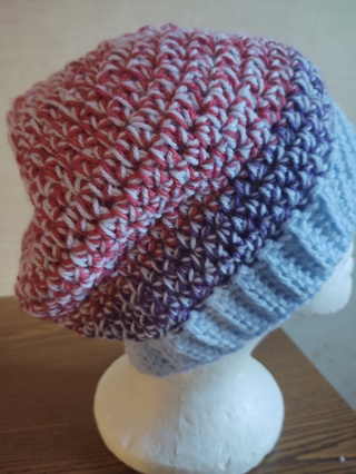 Hand Crocheted Slouch Hat 