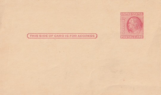 Vintage Unused Postcard: a: Unused Stamped Postcard 2 cents