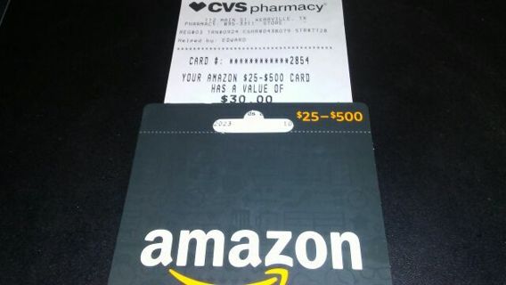 $30 AMAZON GIFT CARD. DIGITAL DELIVERY. WINNER GETS THE GIFT CODE.