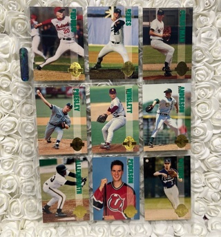 Set of 9 Baseball Cards
